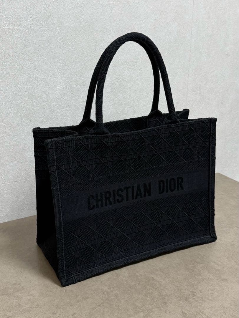 極美✨ クリスチャンディオール ブックトートミディアム DH88421ブラック