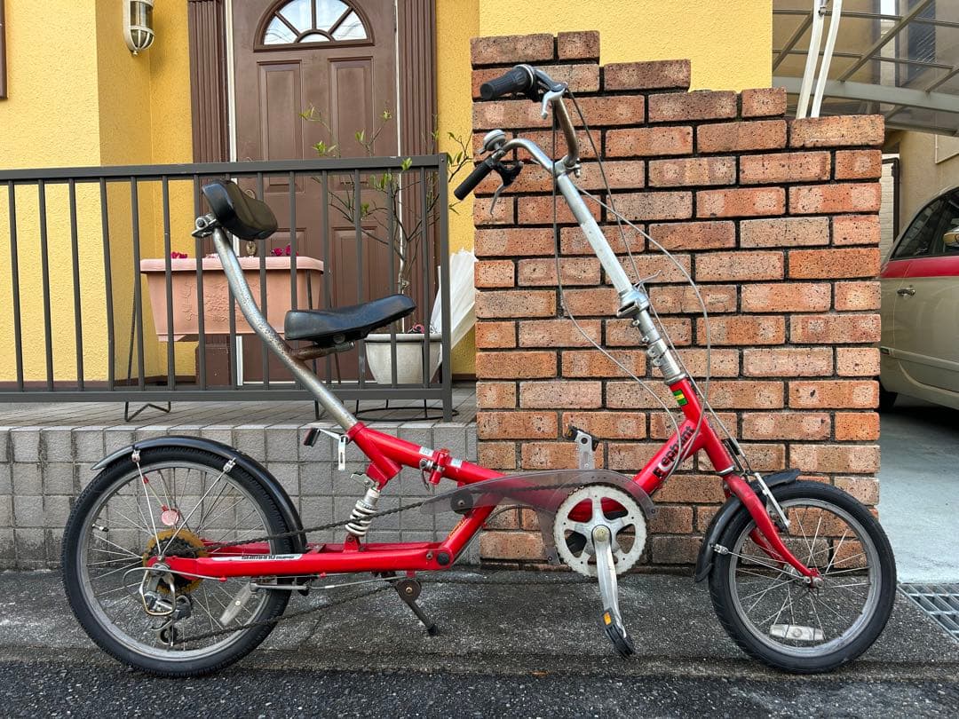 希少 elephant エレファント 折り畳みリカンベント自転車 6段サス付です