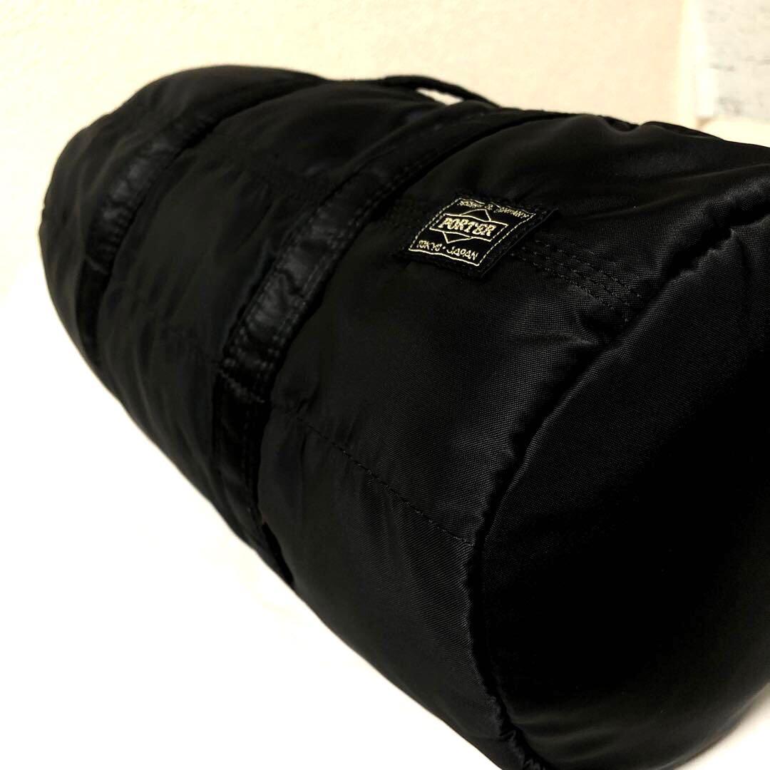未使用級✨希少 ポーター タンカー ダッフル ミニボストンバッグL ブラック