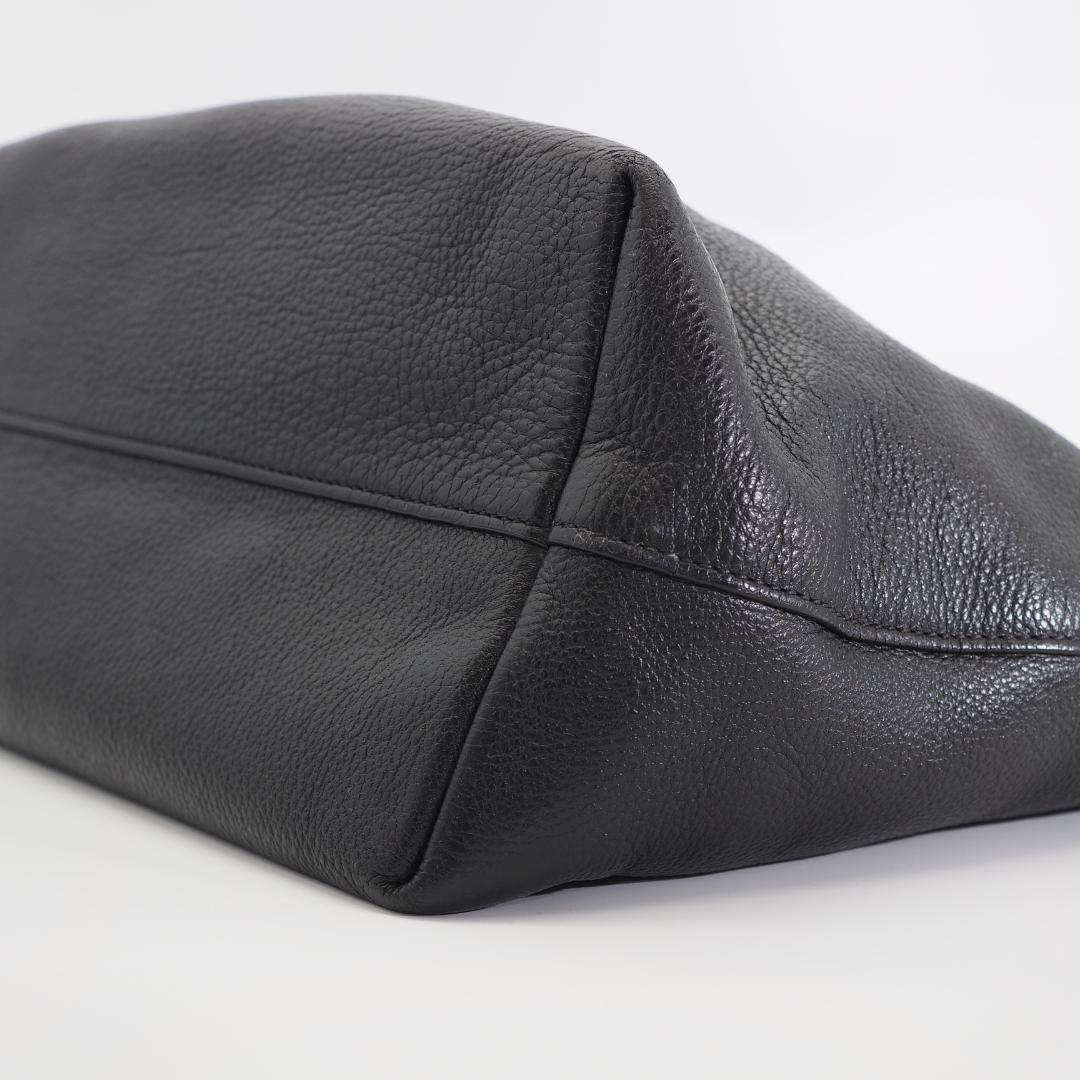 PRADA プラダ トートバッグ ヴィッテロダイノ レザー ブラック 2WAY