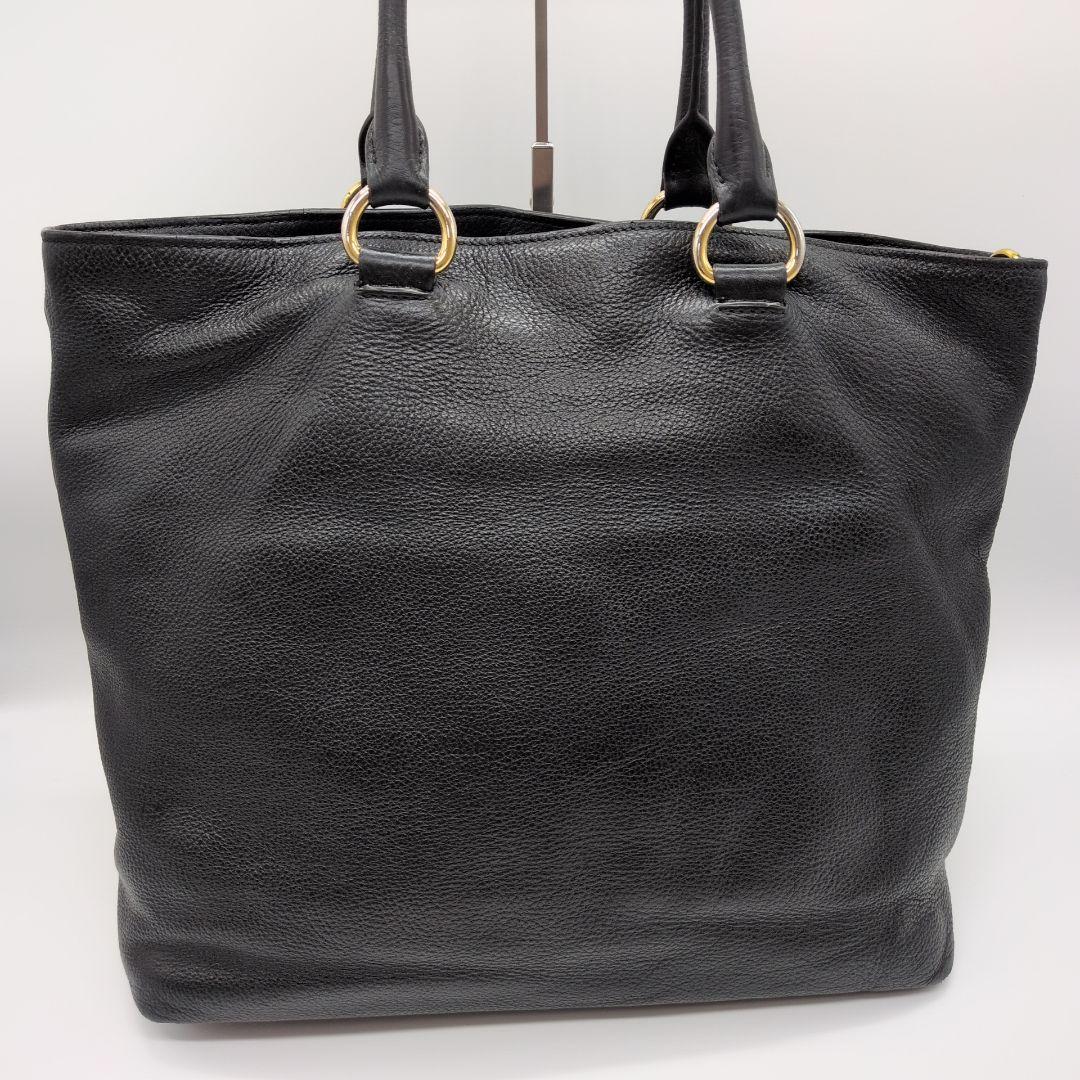 PRADA プラダ トートバッグ ヴィッテロダイノ レザー ブラック 2WAY