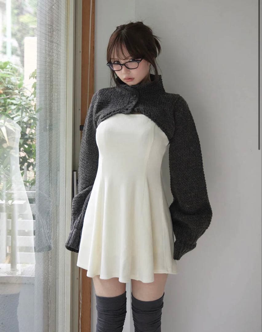 ワンピース Zoey velour set dress