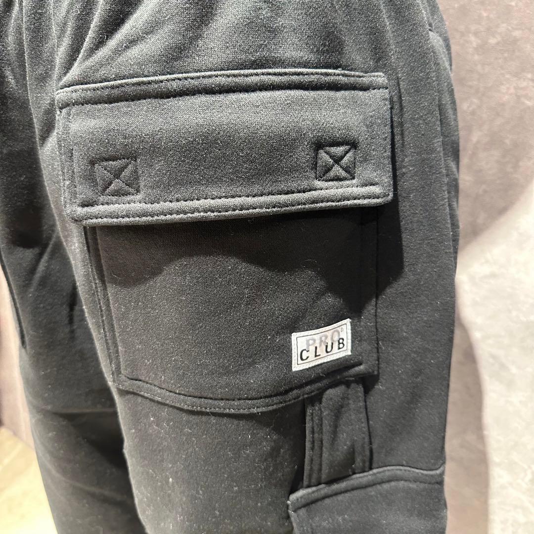 【送料無料】 新品未使用 タグ付き PROCLUB スウェットカーゴパンツ