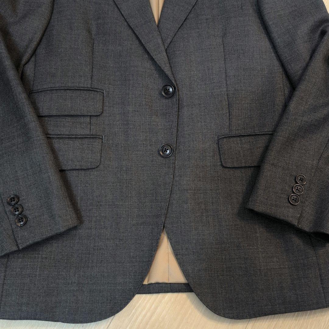 【美品】麻布テーラー オーダースーツ グレー