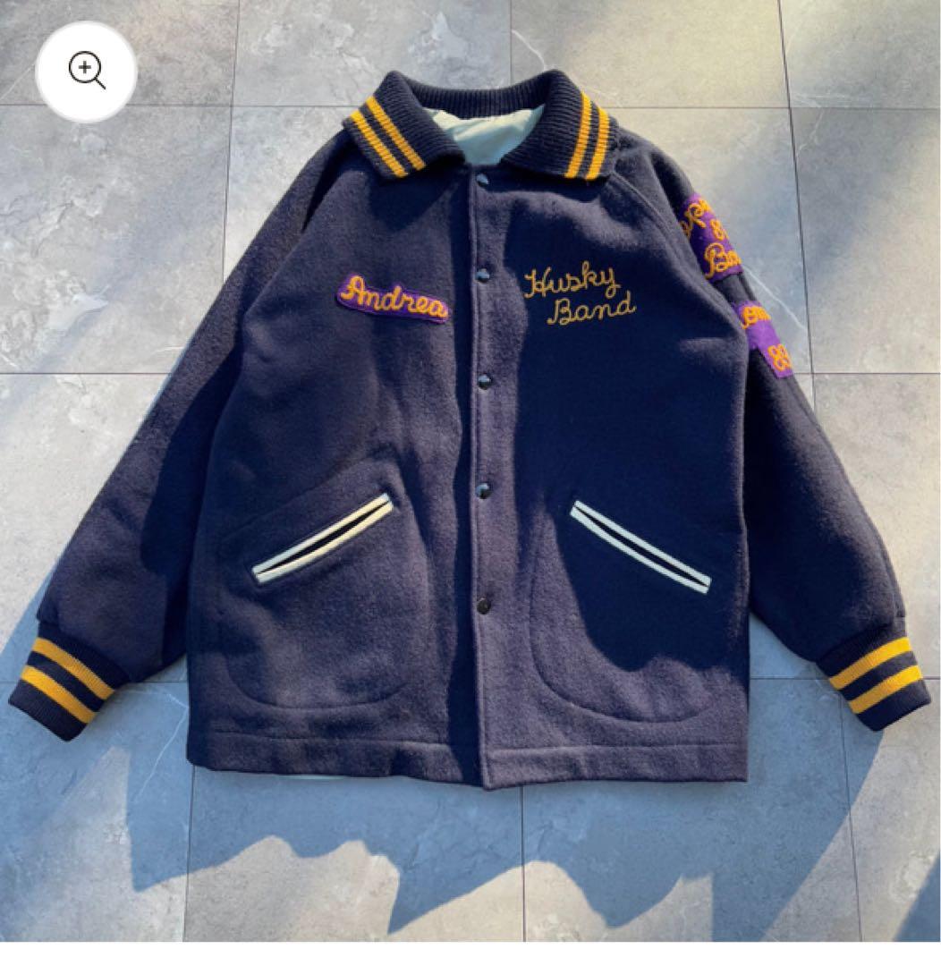 購入価格2.8万スタジャン　スクーカム　チャンピオンリバースウィーブ