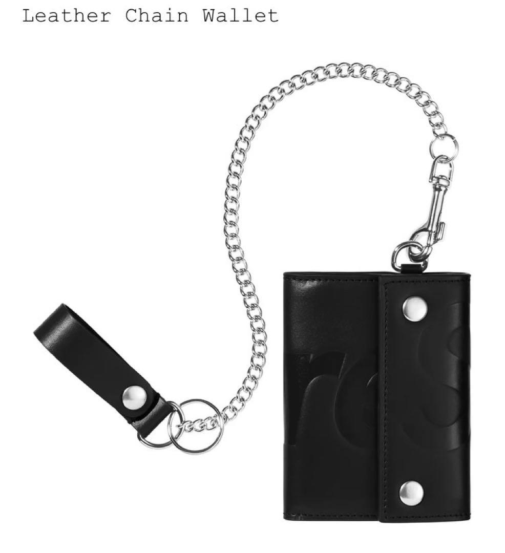 小物 Supreme Leather Chain Wallet