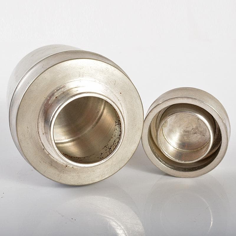 Che エバラ　英祥堂造造　純錫茶心壷約254g　時代箱付　M　R6613