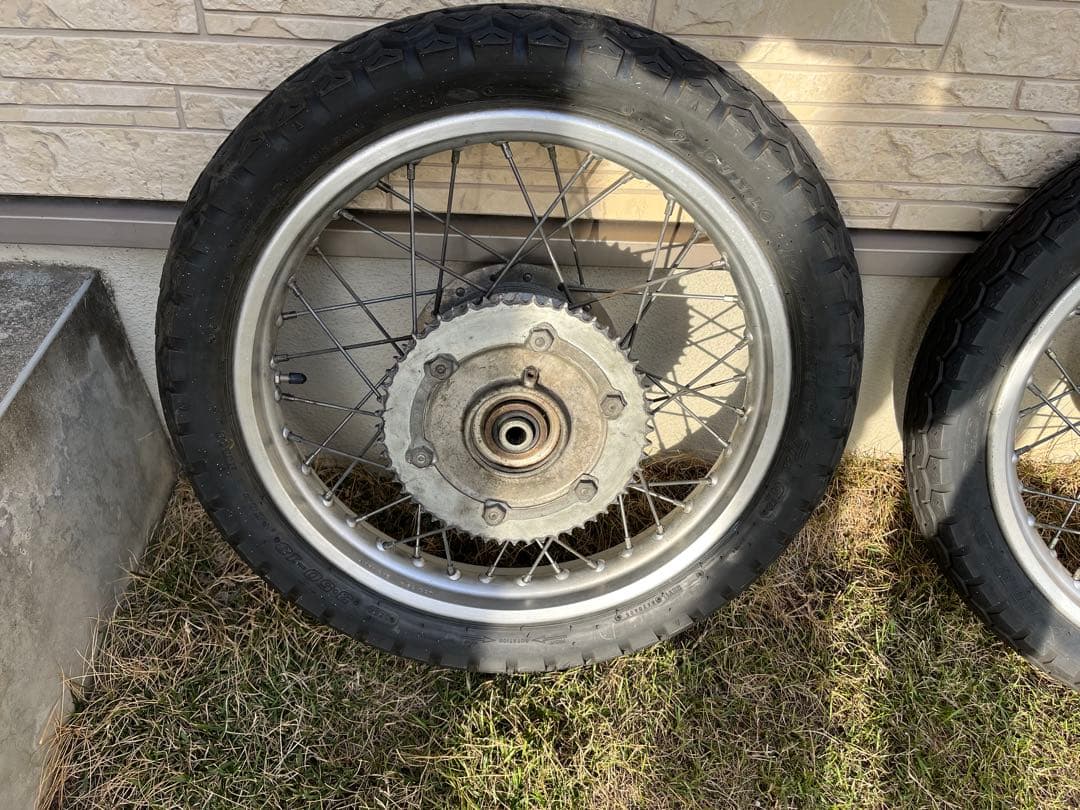 SR400 1JR 前後ホイール 2本セット