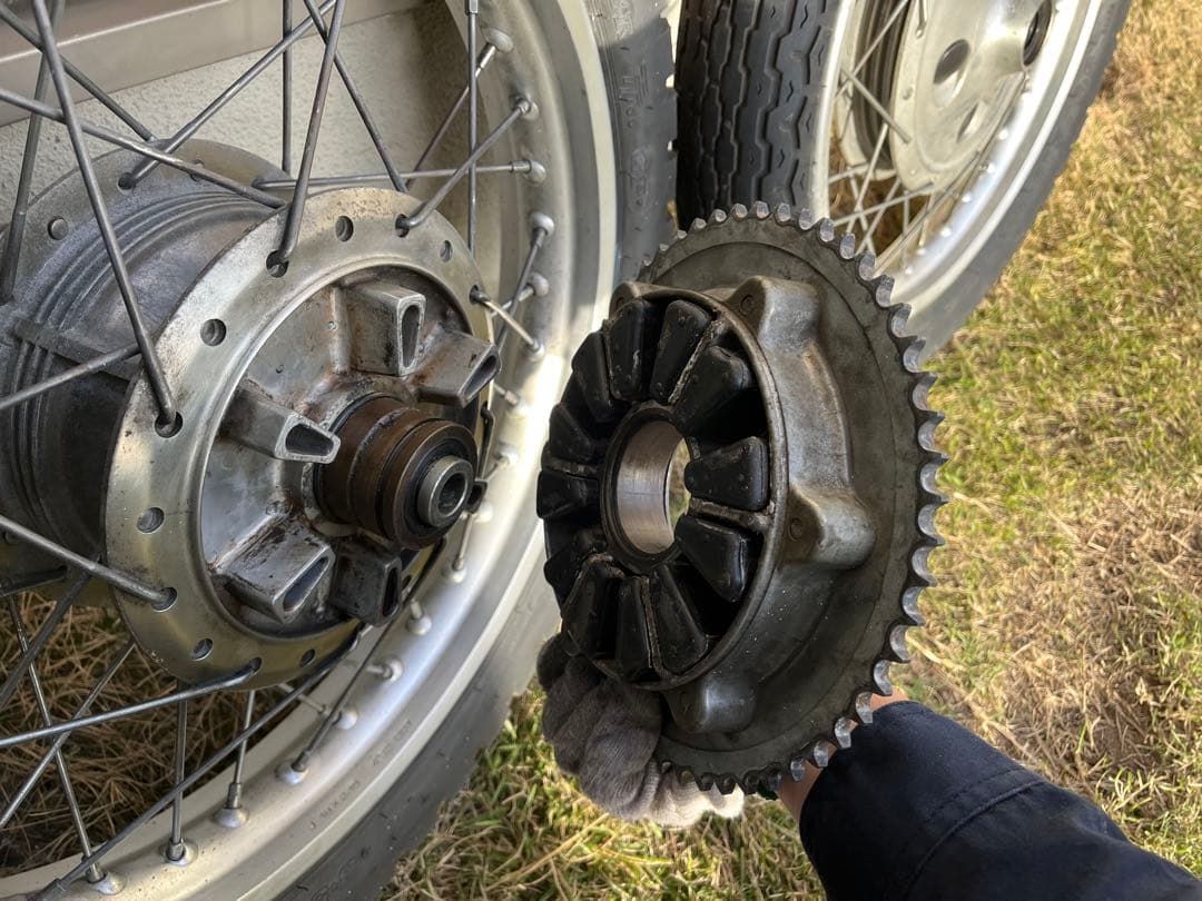 SR400 1JR 前後ホイール 2本セット