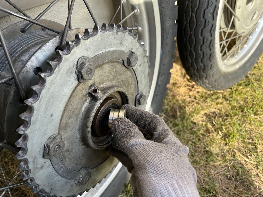 SR400 1JR 前後ホイール 2本セット