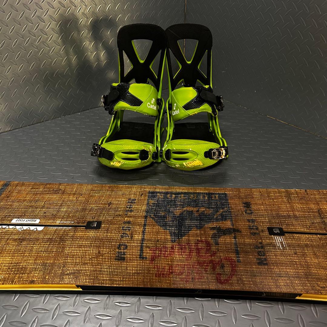 【バートンセット】Burton CUSTOM 154cm Cartel Mサイズ