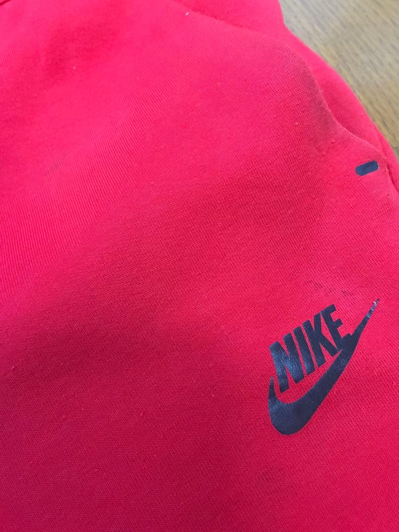 海外限定❗️Nike Tech Fleece S テックフリースレッド 上下セット
