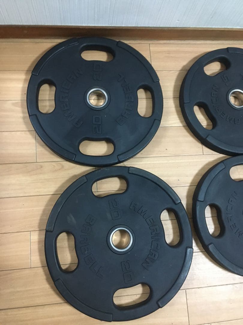 American Barbell アメリカンバーベル 計97.5kg穴径50mm