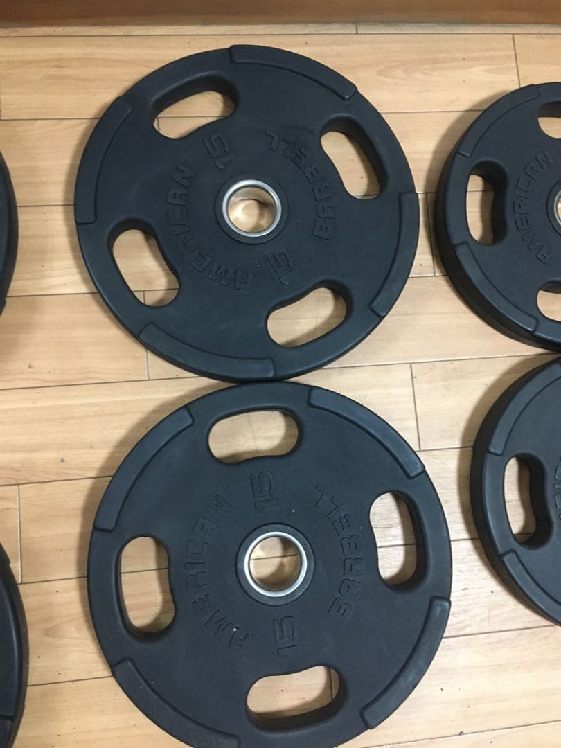 American Barbell アメリカンバーベル 計97.5kg穴径50mm