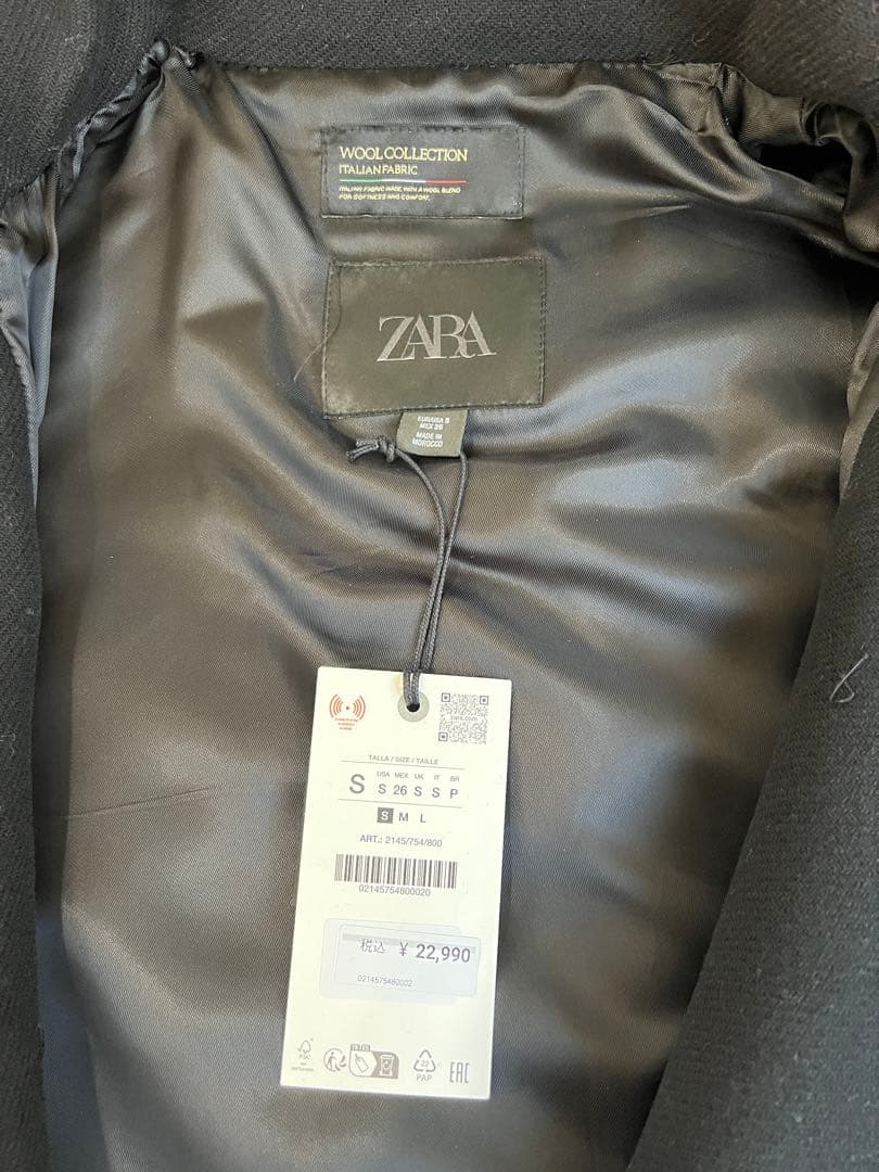ZARA MANTECOウールブレンドケープ ZW COLLECTION