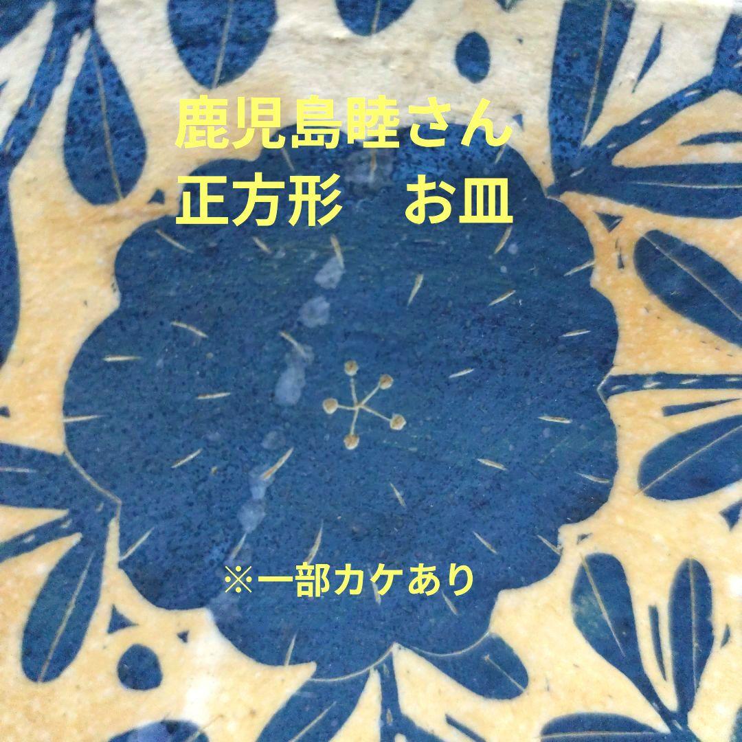 鹿児島睦さん　正方形　お皿