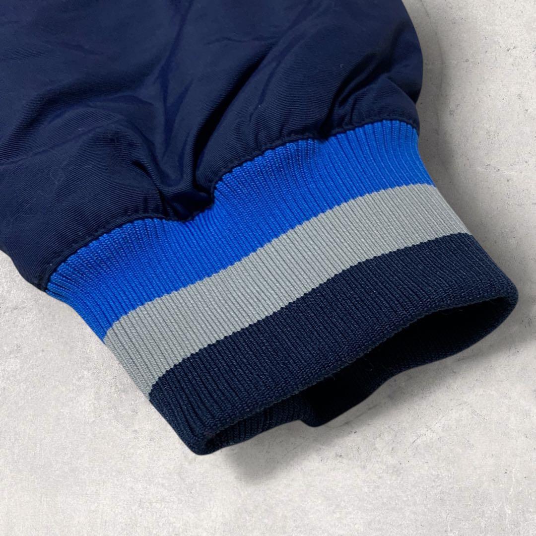 【美品】西武ライオンズ　マジェスティック　中綿ジャンパー　ブルゾン　裏起毛　L