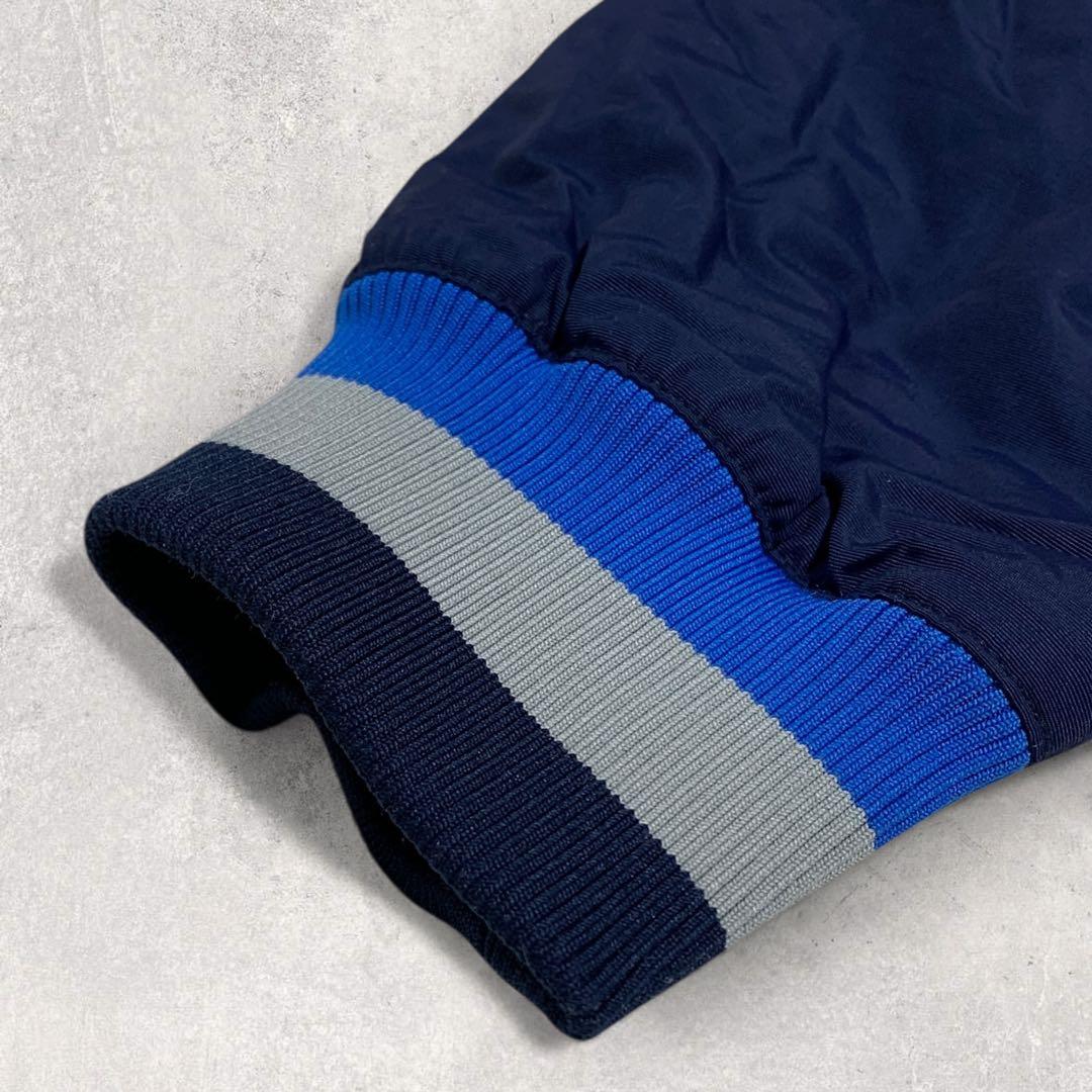 【美品】西武ライオンズ　マジェスティック　中綿ジャンパー　ブルゾン　裏起毛　L