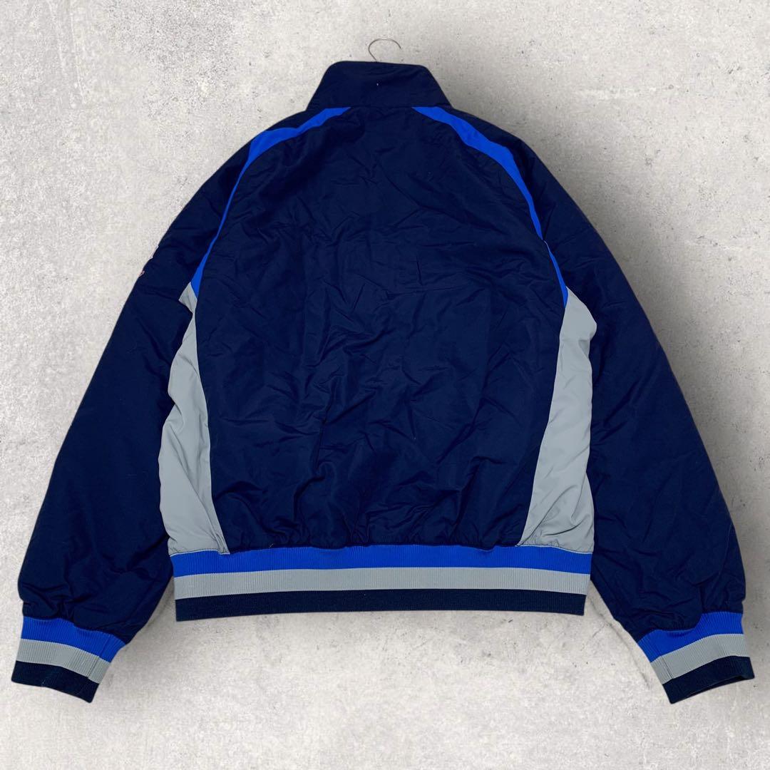 【美品】西武ライオンズ　マジェスティック　中綿ジャンパー　ブルゾン　裏起毛　L