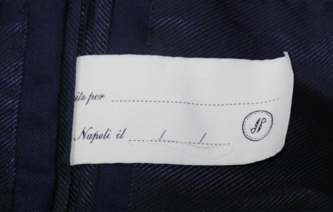 De Petrillo(デ・ペトリロ)ネイビーダブルスーツ 52