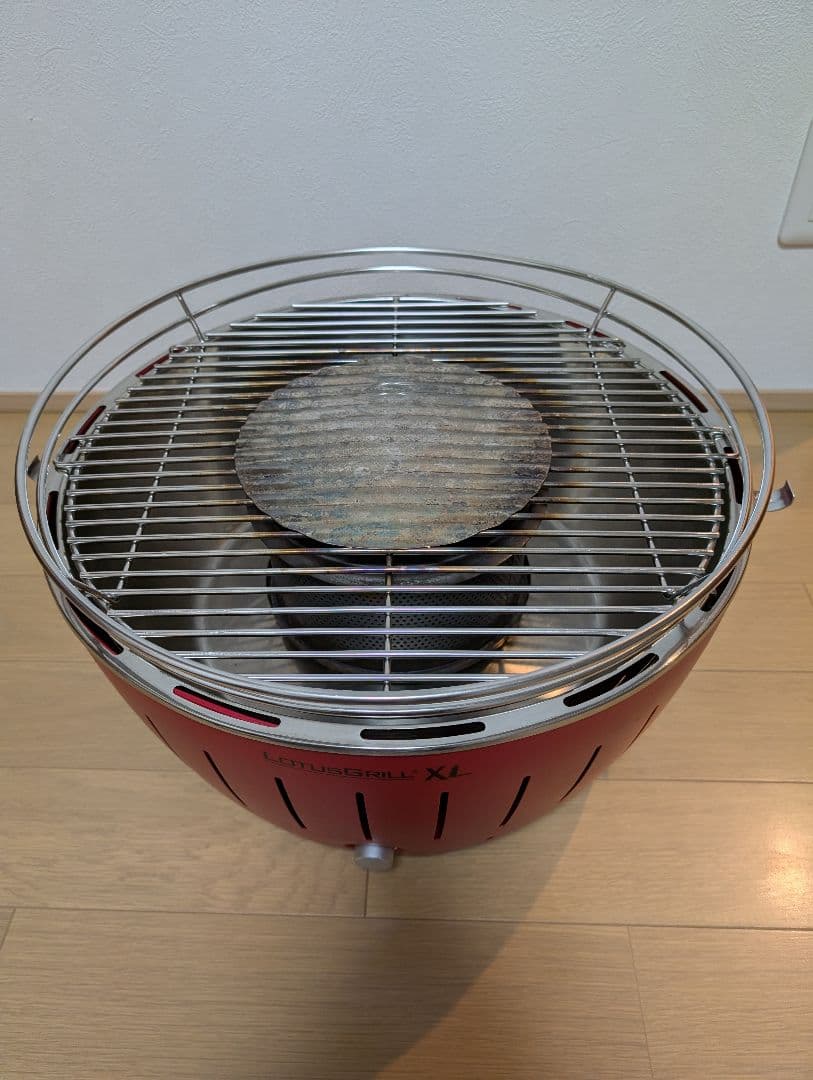 LOTUSGRILL XL スモークレス炭火グリル※鉄板付き