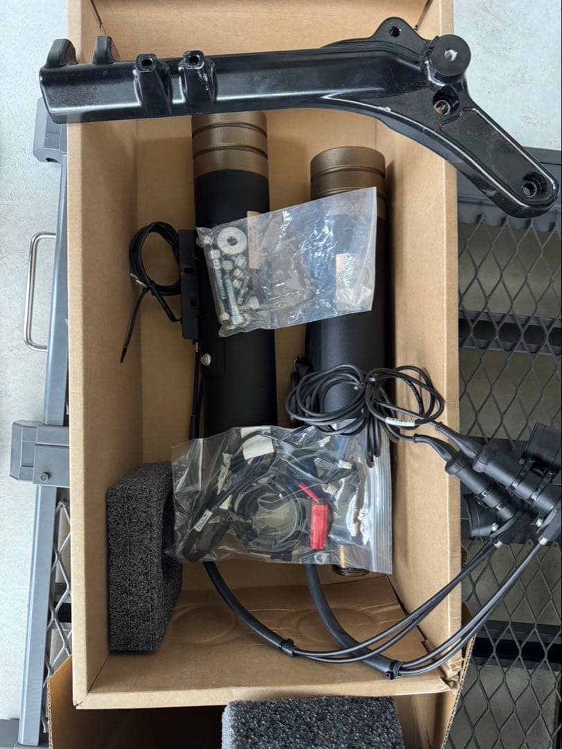 スリップオンマフラー デュアルエキゾースト ブラック