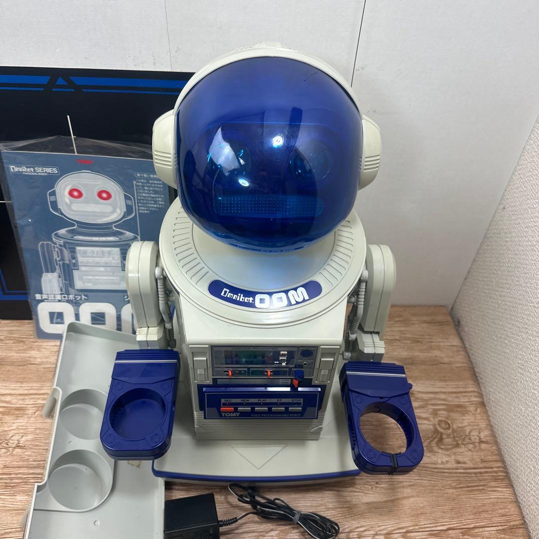 初代 TOMYオムニボット 当時モノ スペースエイジ【ジャンク】 元箱付き