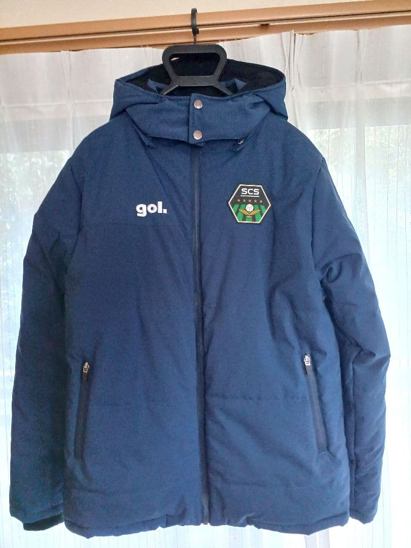 SC相模原 gol.パディングハーフコート ネイビー L