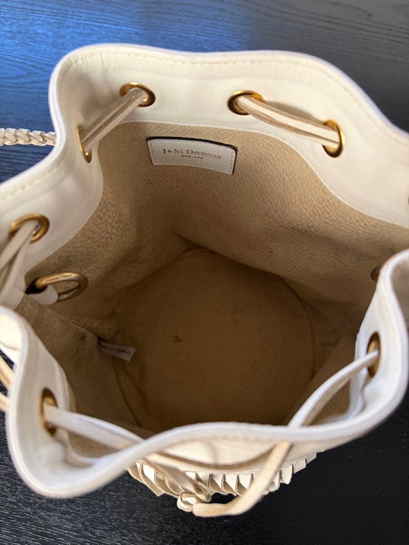 J&M DAVIDSON フリンジ付きショルダーバッグ