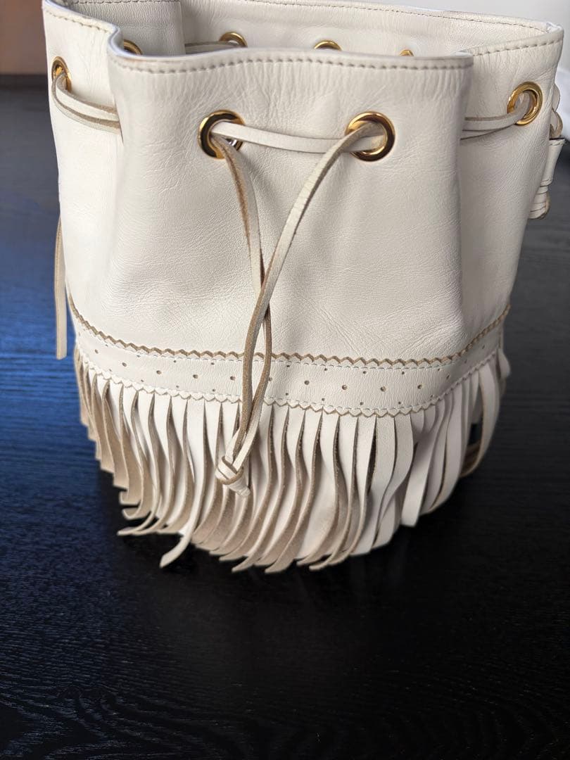 J&M DAVIDSON フリンジ付きショルダーバッグ