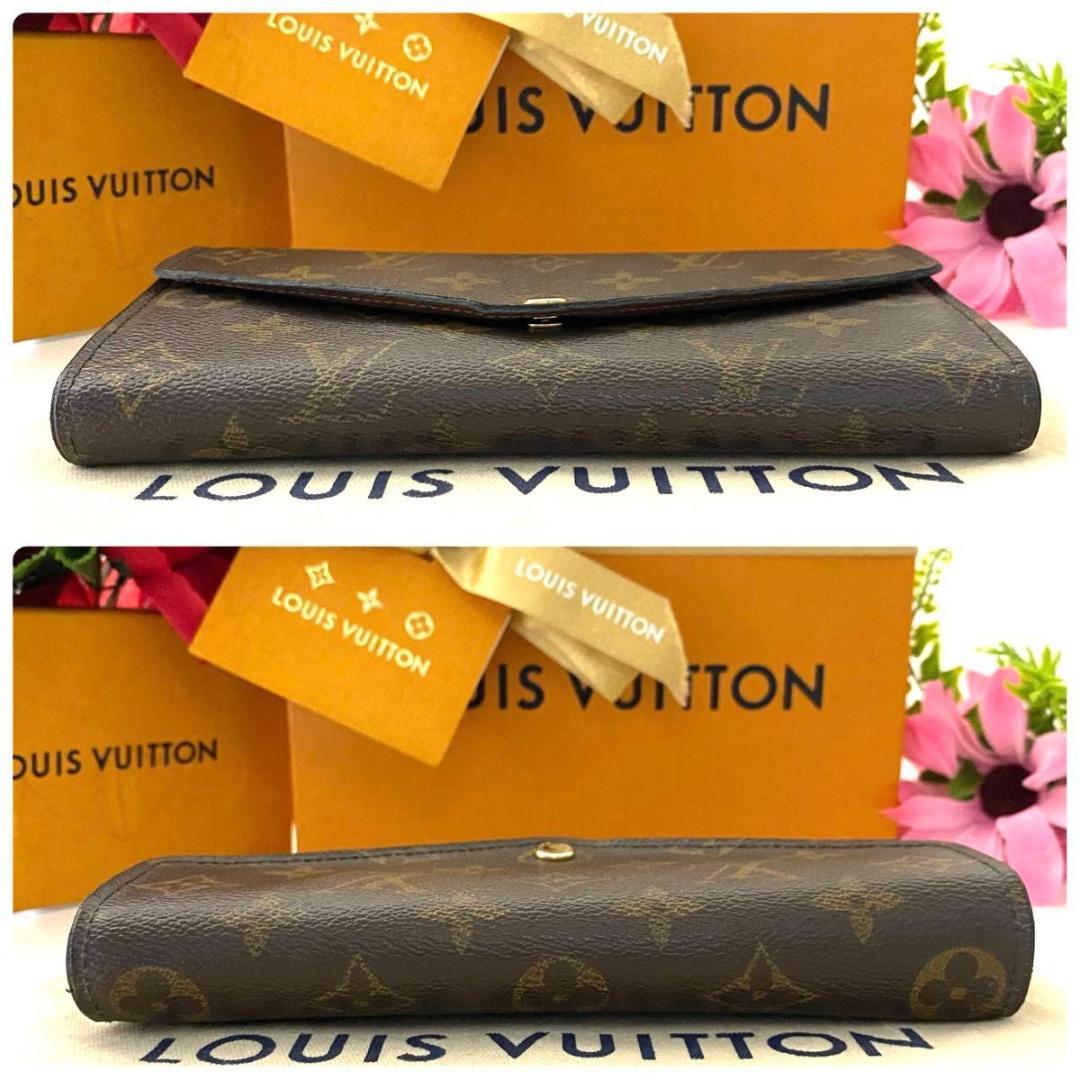 ルイ ヴィトン◎ポルトフォイユ サラ 長財布 モノグラム フラップ 新型 大容量