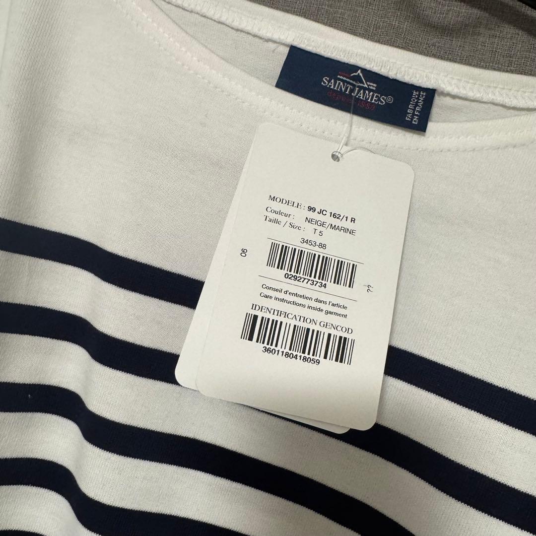 【新品未使用】SAINT JAMES/セントジェームス NAVAL Tシャツ