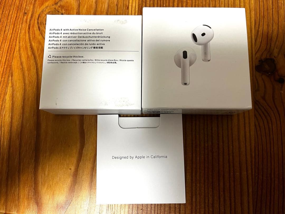 AirPods 4 本体 充電ケース箱付き ノイズキャンセリング搭載
