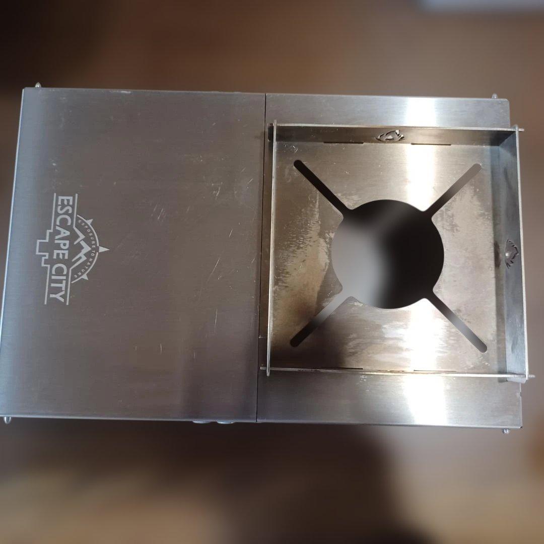 SOTO シングルバーナーコンロ ハードケース付き&専用コンロ台セット