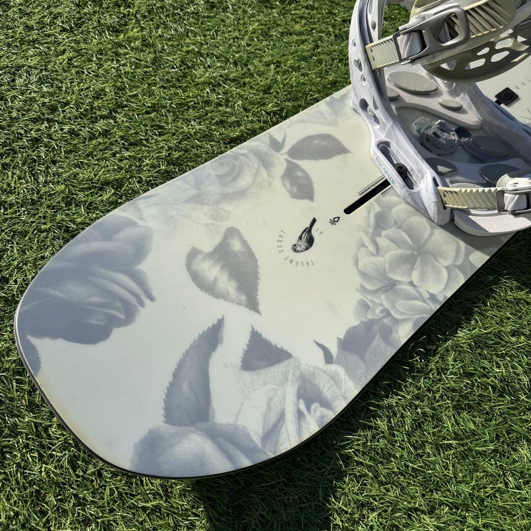 美品　BURTON TALENT SCOUT 141cm ESCAPADEセット