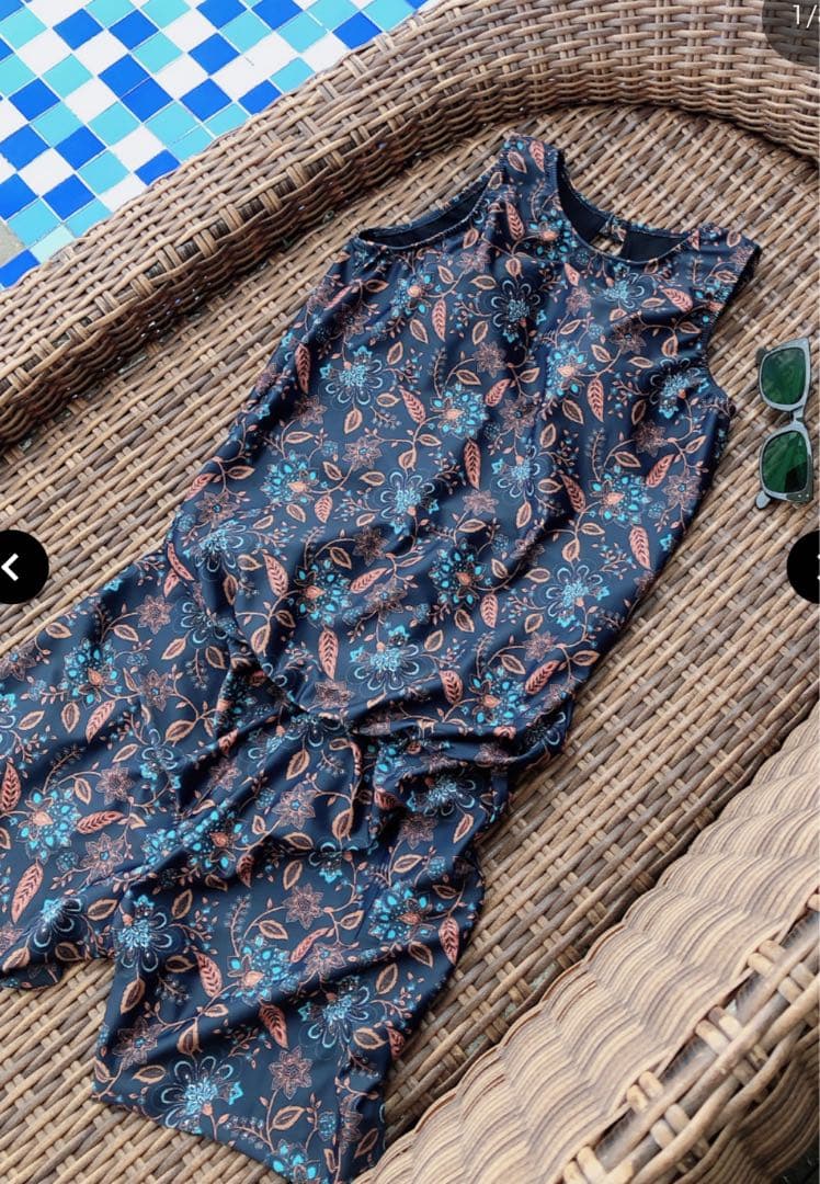 【Riberce】オールインワン水着⭐︎9Mサイズ　内側ショーツ付き　ワンピース