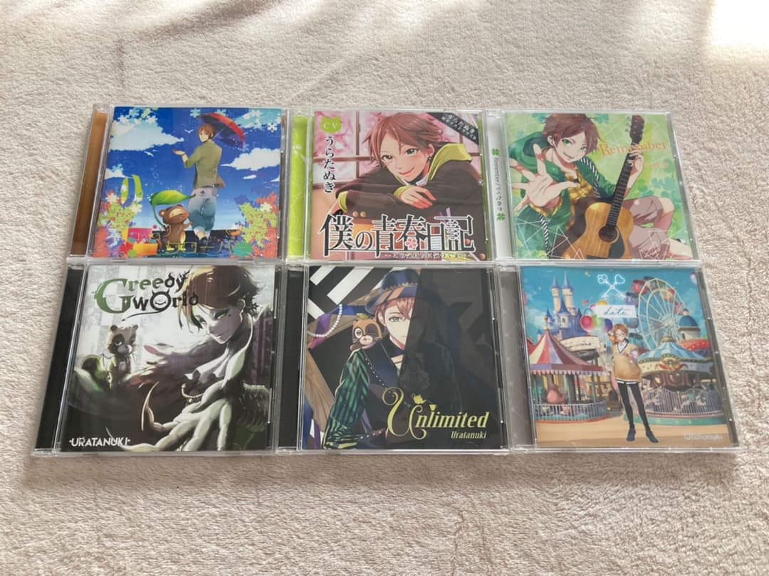 浦島坂田船 うらたぬき ソロアルバム 6点セット