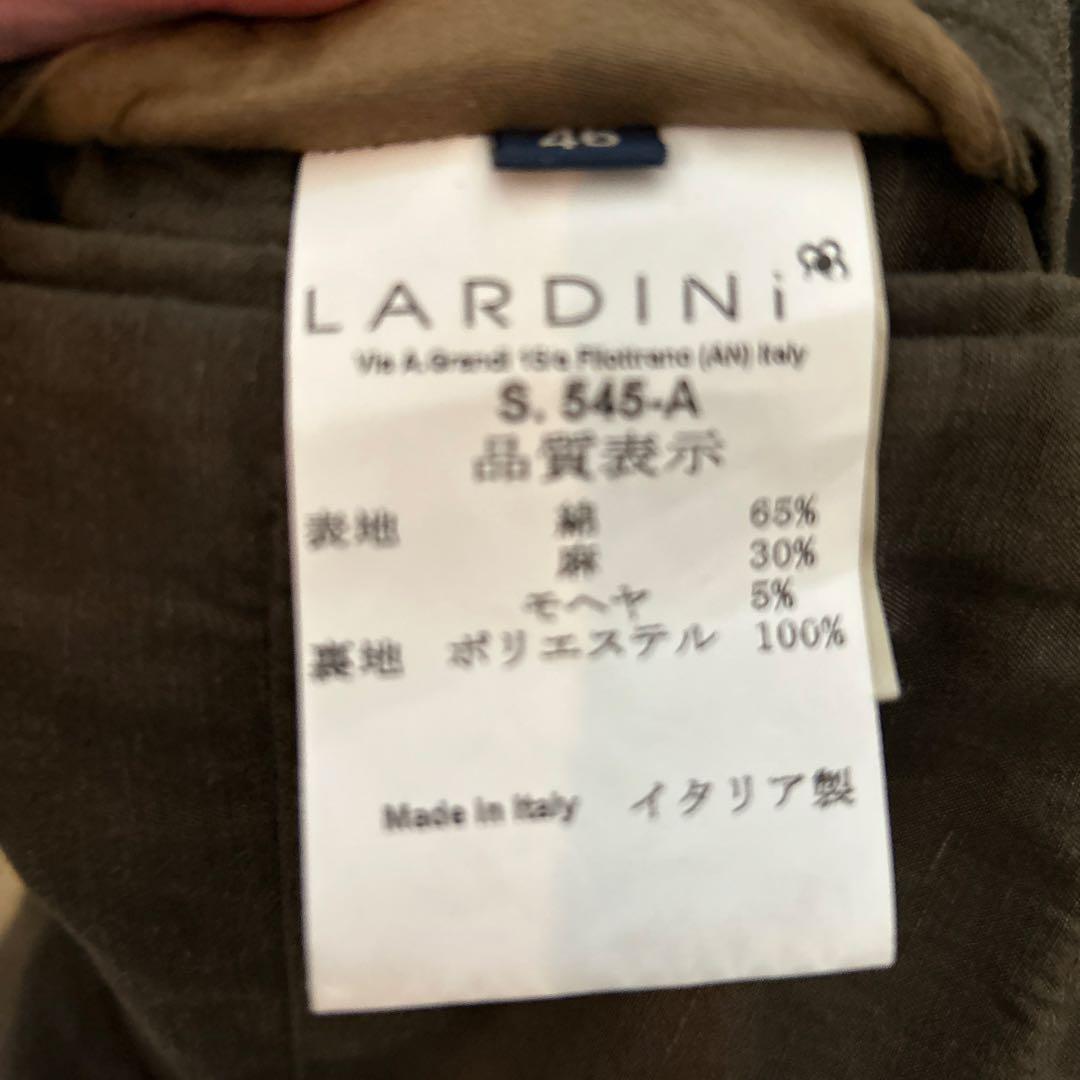 ラルディーニ　LARDINI スーツ　サイズ46 春夏　オリーブ