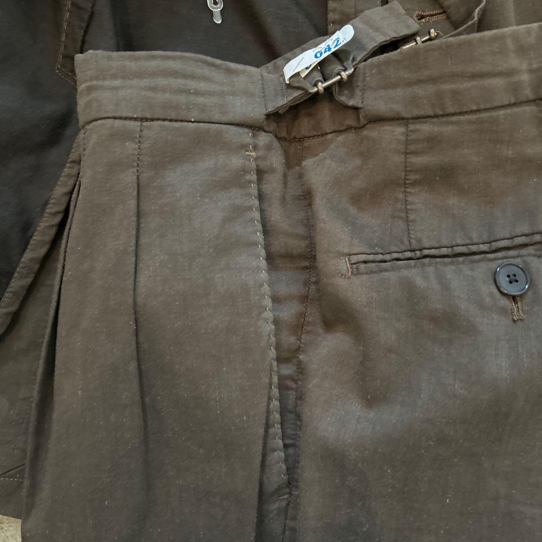 ラルディーニ　LARDINI スーツ　サイズ46 春夏　オリーブ