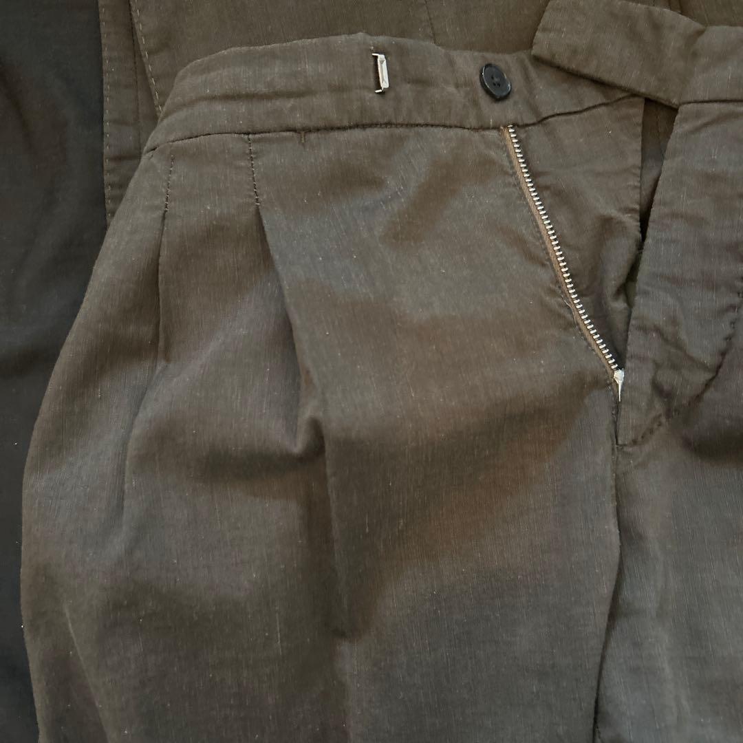 ラルディーニ　LARDINI スーツ　サイズ46 春夏　オリーブ