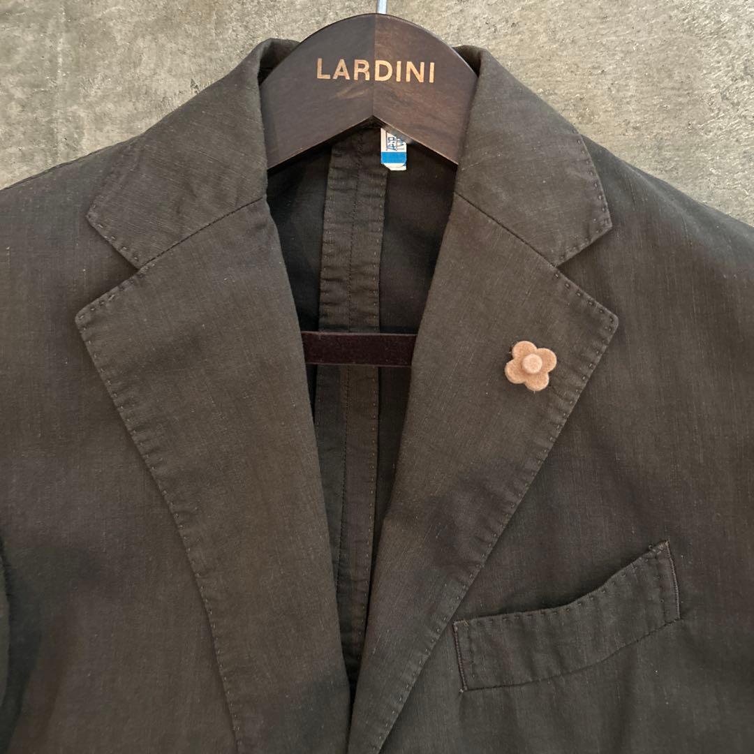 ラルディーニ　LARDINI スーツ　サイズ46 春夏　オリーブ