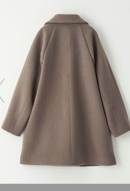 グリーンレーベルリラクシング　SPINTOシリーズ　ダブルテーラードコート　モカ