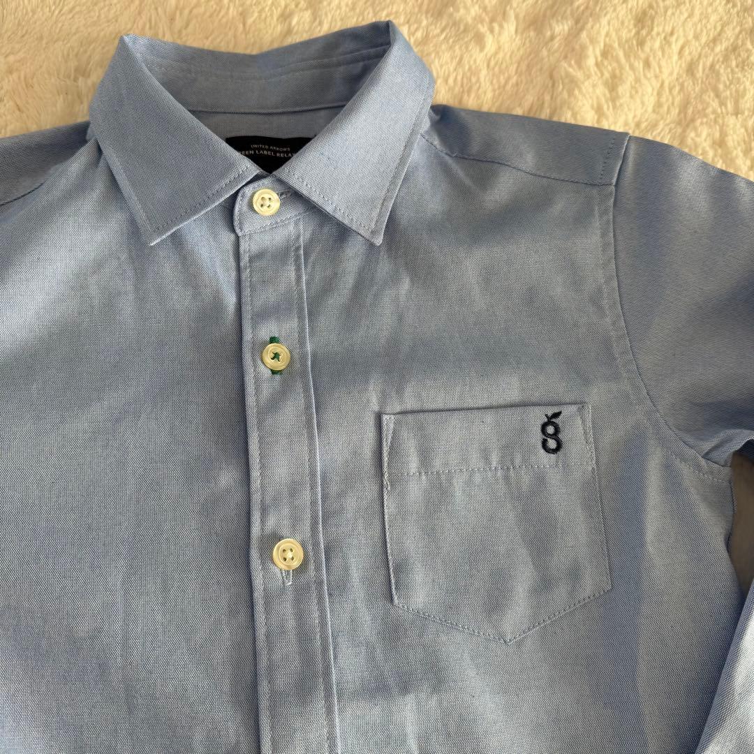 グリーンレベル　ユナイテッドアローズ　フォーマルスーツ　130 チェック　緑