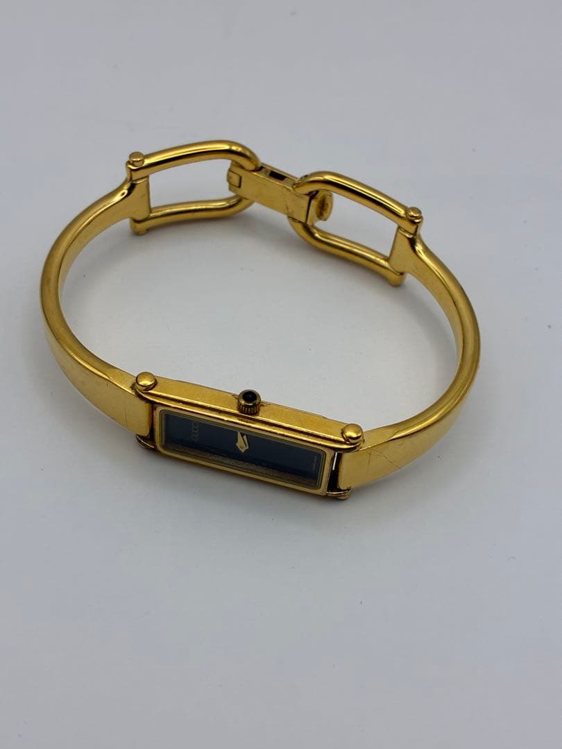 GUCCI グッチ 良品 1500L ゴールド 腕時計 レディース 稼働品