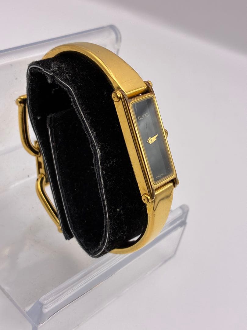GUCCI グッチ 良品 1500L ゴールド 腕時計 レディース 稼働品