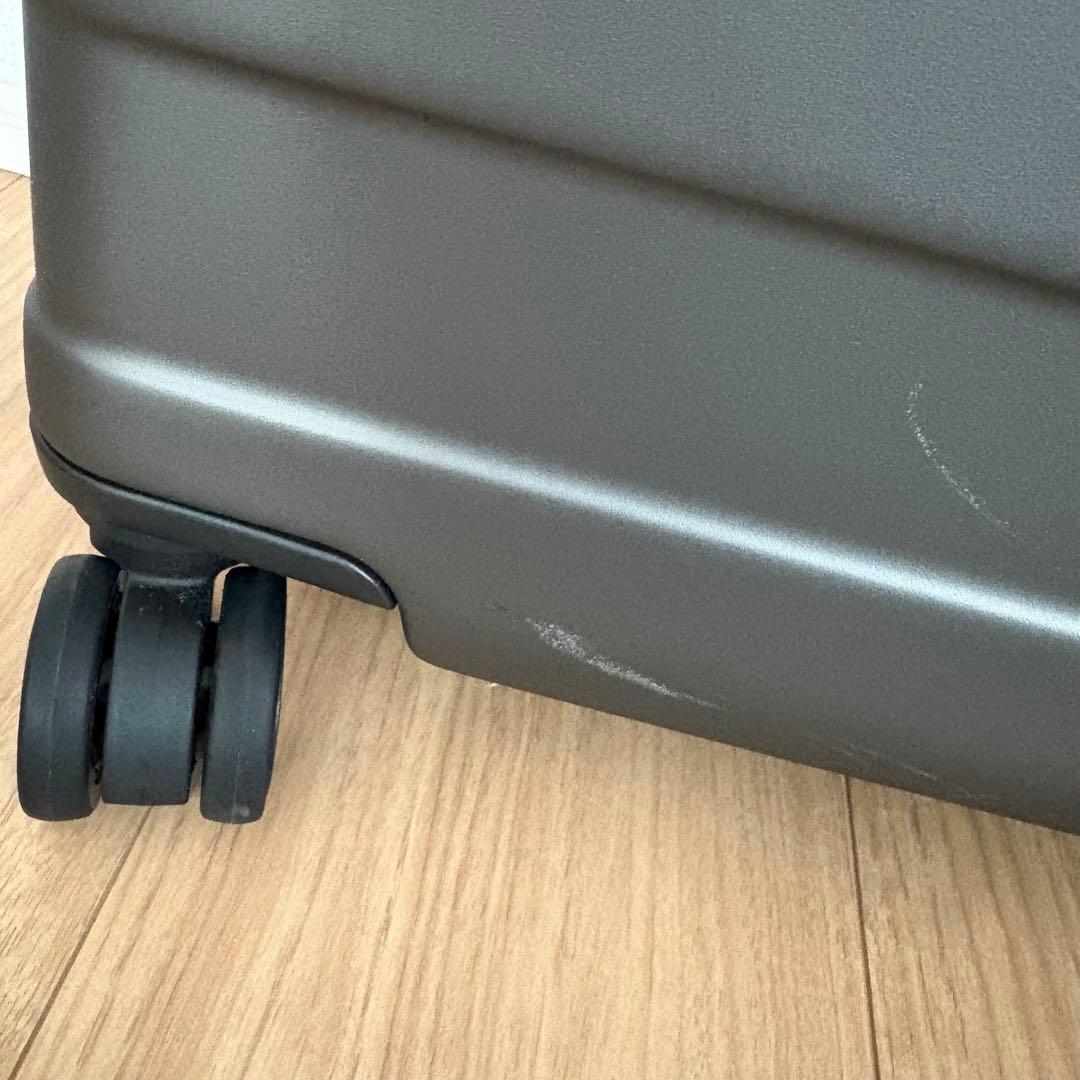 【一度使用】無印良品 キャリーケース　グレー　36L