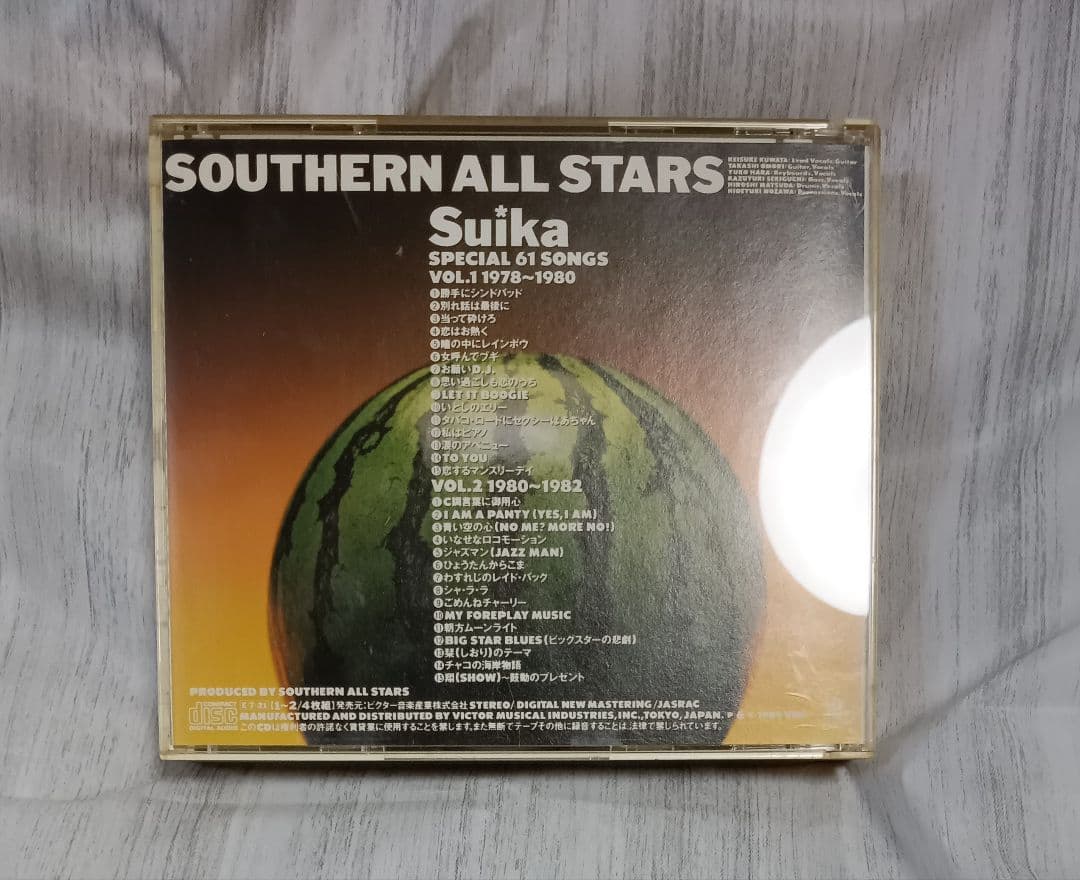 サザンオールスターズ Suika すいか 限定盤 初期ベスト 4枚組