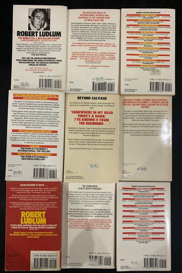 Robert Ludlum 小説セット 9冊