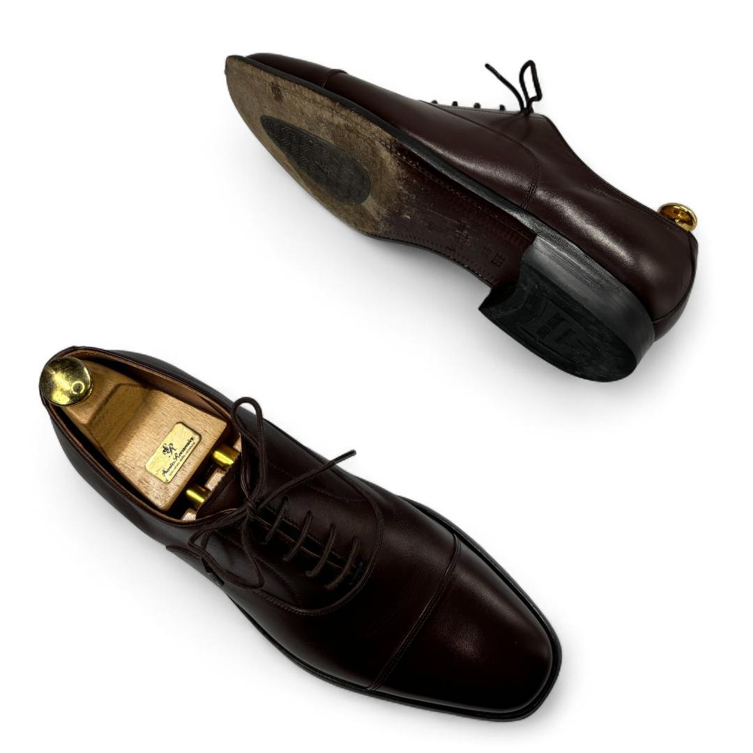 人気 スコッチグレイン ASSURANCE ストレートチップ 濃茶 25EEE