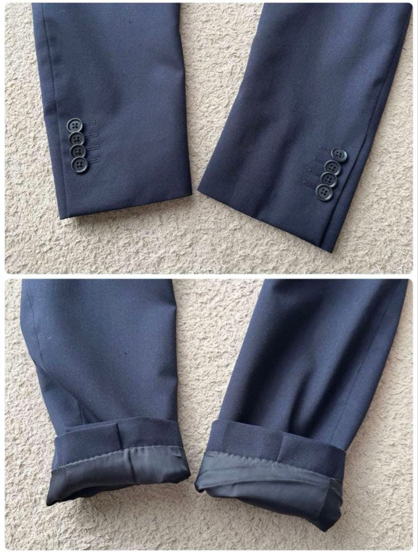 【YSK 】UNITED ARROWS ネイビー ダブルブレスト スーツ